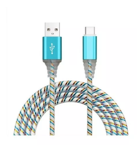 Cable Micro USB Reforzado Tela Dinax 3.1 AMP V8 Carga Rápida