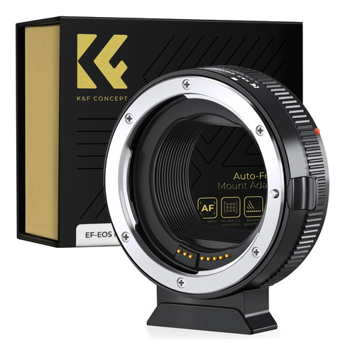 Adaptador Rf Ef/ef-s Camera Canon Eos R Autofoco K&f Concept 6.5 Cm 5 Cm