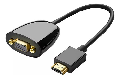 Adaptador Convertidor Hdmi A Vga Full Hd C/audio Mac Ps4 Pc