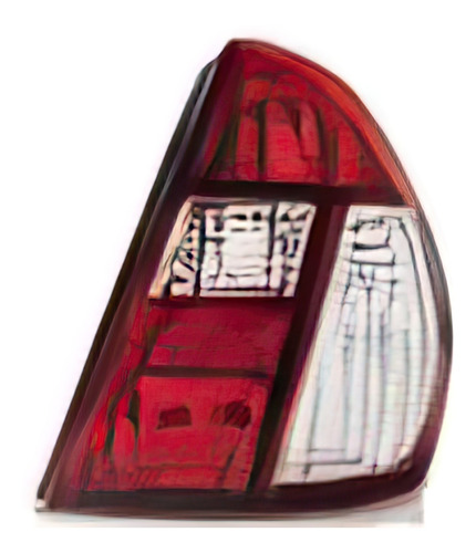 Lanterna Traseira Renault Clio Sedan 03/12 Dir Bicolor