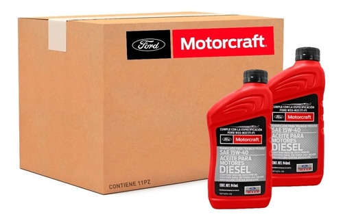 Kit Aceite Multigrado 15w40 Motorcraft Diesel 946ml 