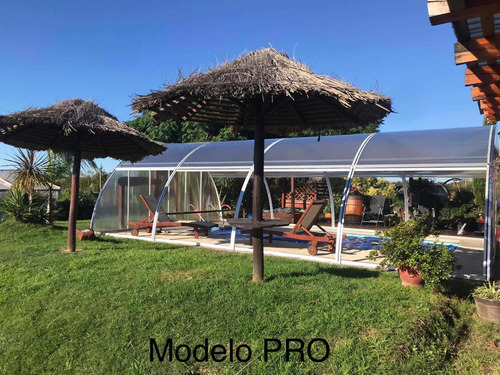 Cerramiento Para Piscina Cúpula Desmontable Aluminio Y Polic