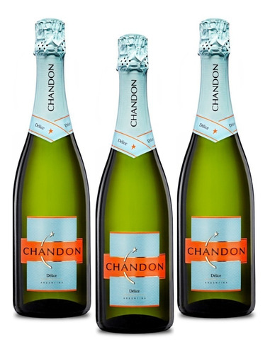 Champagne Chandon Delice 750 Ml X3 - Pérez Tienda -