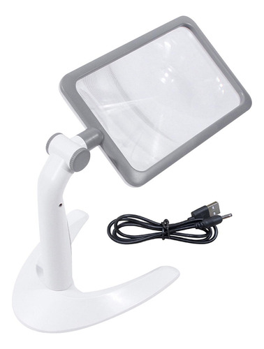 Lupa Com Luz Led Para Artesanato E Leitura Diária
