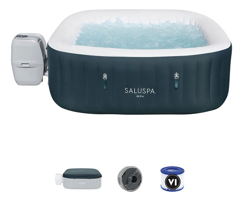 Hidromasaje Inflable Saluspa 6 Personas 778l Bestway 60114 Verde Oscuro
