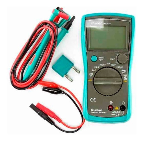 Imagen 4 de 6 de Capacimetro Tester Digital Proskit Mt-5110 Hasta 20000µf