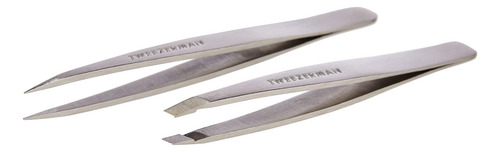 Tweezerman Petite Tweezer Set, Black Leather Case 4048-br