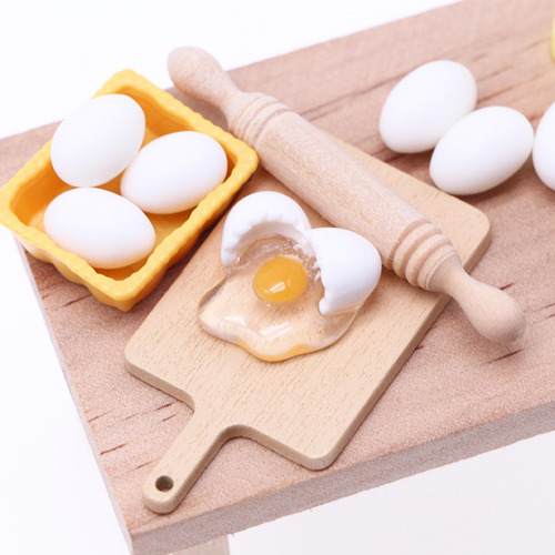 Casa De Muñecas Utensilios De Cocina Miniatura Rodillo Mesa