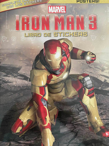 Libro De Actividades Iron Man 3 Libro De Stickers