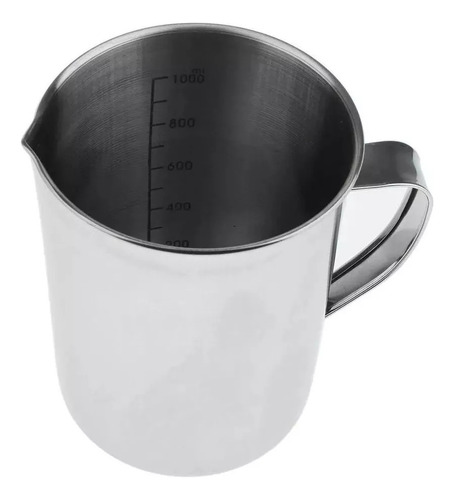 Vaso Medidor Grande De Acero Inoxidable De Grado Alimenticio
