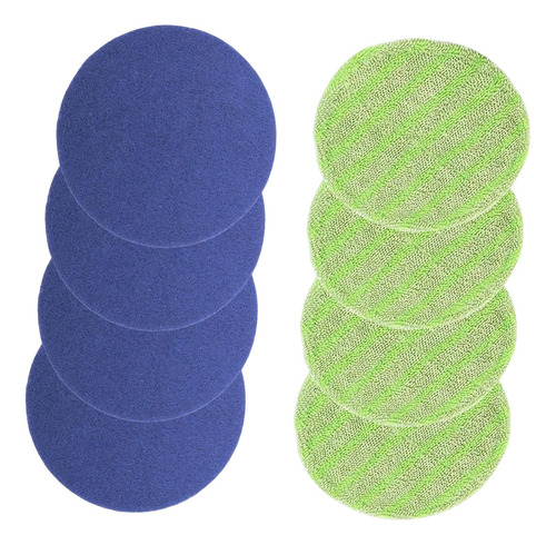 8 Piece Floor Scrubber Pads 6.5 Inch For Floor Cleaning