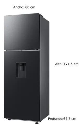 Nevera Gris No Frost Samsung 301 Litros Netos Inverter