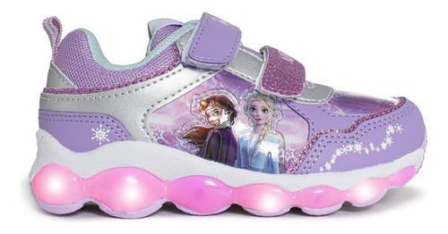 Zapatillas Footy Frozen Disney Con Luz Ana Elsa Funny Store