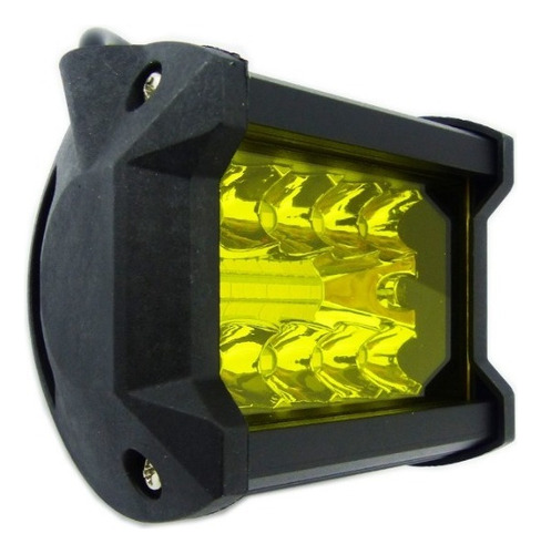 Neblinero 20 Led Ámbar / Rectangular 12 Y 24 Volt