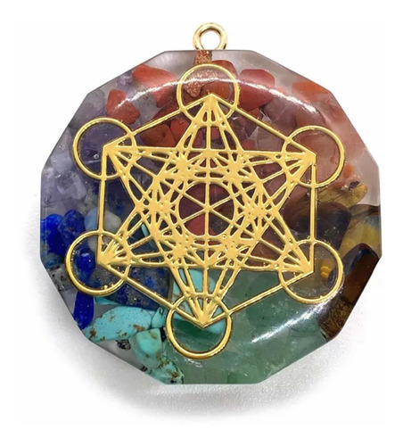 Dije Orgonita De Los 7 Chakras Metatron - Espíritu Dharma