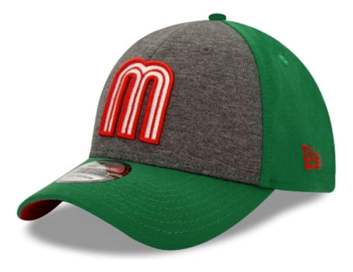 Gorra México La M Grafito Y Verde 39thirty Elástica