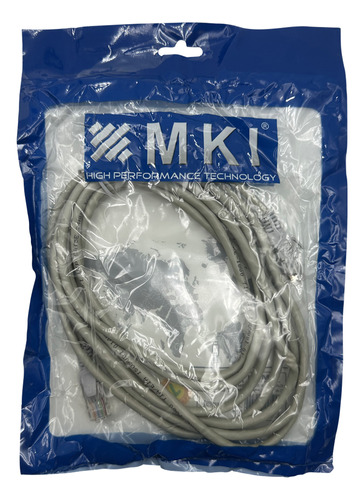 Patch Cord Cat5e Gris 2mts Mki