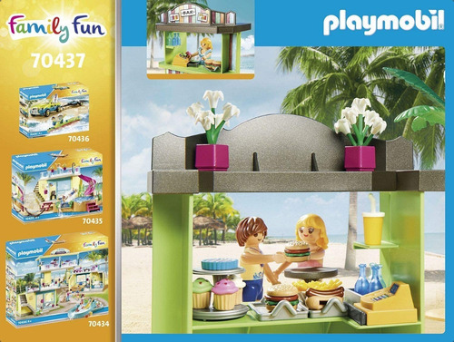 Playmobil 70437 Bar Y Snack En La Playa Multicolor En Stock!