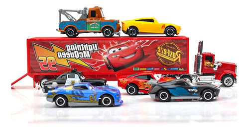 Y Set De Miniaturas De Rayo Mcqueen Y Su Pandilla De 7