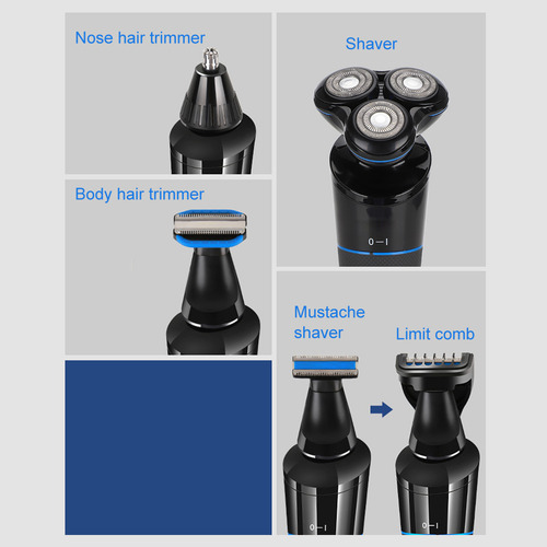 Cortador Eléctrico Multifuncional Para Barba Y Nariz Shaver