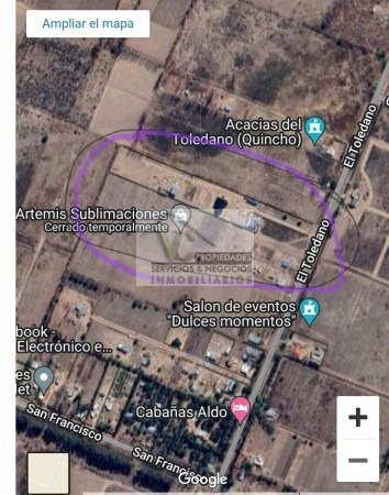 Terreno O Lote 2,4 Has O 24.000 M2 En La Calle El Toledano Las Paredes. 39.000