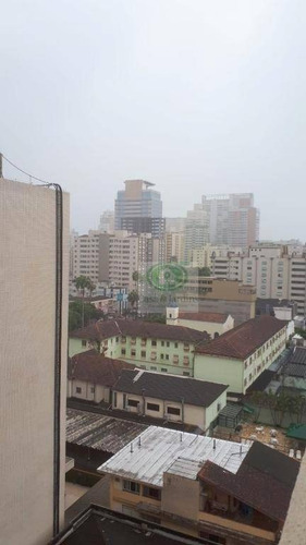 Imagem 9 de 30 de Gonzaga - 3 Dormitorios, Fte C/ Terraço, 2 Garagens - Vazio - Santos - Ap6230
