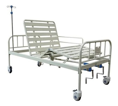 Cama Hospitalaria Manual Con Barandal Y Colchon Incluido