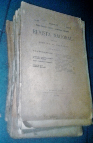 Revista Nacional Historia Literatura Jurisprudencia Carranza