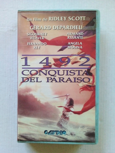 1492 Conquista Del Paraíso - Scott Depardieu - Vhs - U