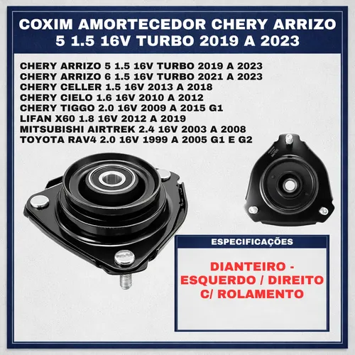 Coxim Amortecedor Airtrek 2.4 2003 2008 Dianteiro | Parcelamento