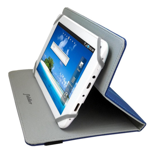 Carcasa Tablet 7/8 Pulgadas Universal Fiddler Textura Azul