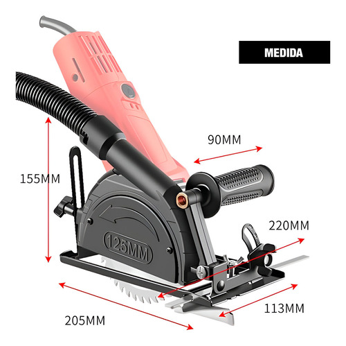 Adaptador Amoladora A Sierra Circular + 21 Accesorios