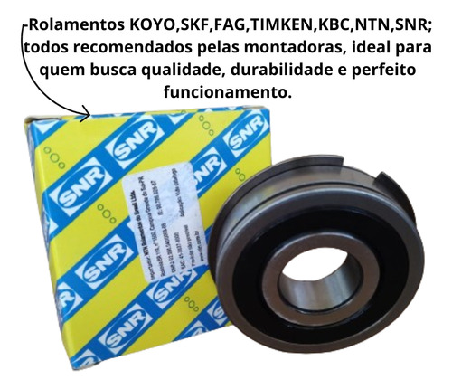Rolamento Ab40087 Bb1-3389 Cambio Citroen C3 C4 C/2 Ranhuras