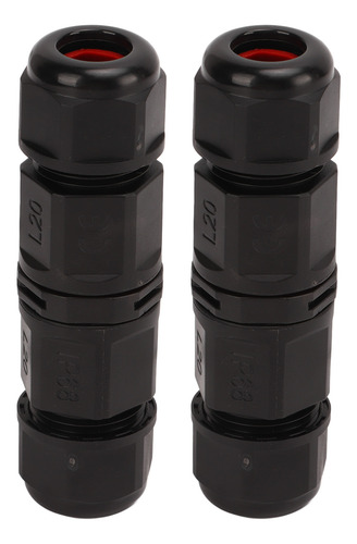Conector Eléctrico Impermeable, 2 Piezas, Conexión 380v, Ip6