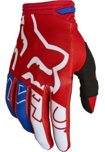 Guantes Moto Cross Enduro Fox 180 Skew Rojo Solomototeam 