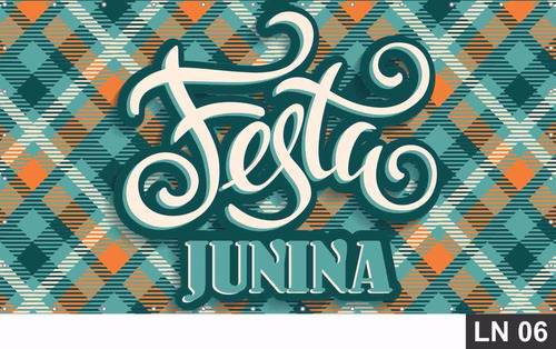 Imagem 6 de 6 de Festa Junina Painel 3,00x2,00m Lona Festa Banner Aniversário