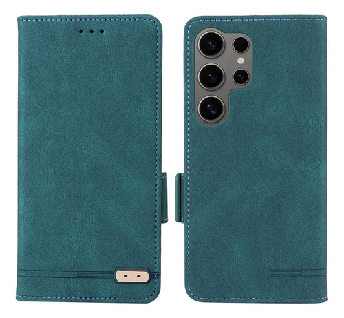 Funda Protectora De Piel For Samsung S25 Ultra Wallet Flip,