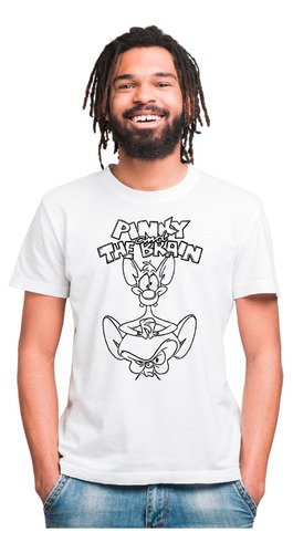 Remera Pinky Y Cerebro - Algodón 1ra Calidad