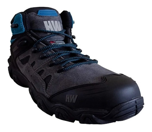 Zapato Botin Hw Explorer Gris/negro Aseg Spa