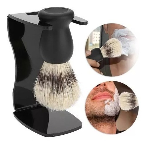 Kit De Afeitado Masculino Brocha De Afeitar + Tazón De Jabón