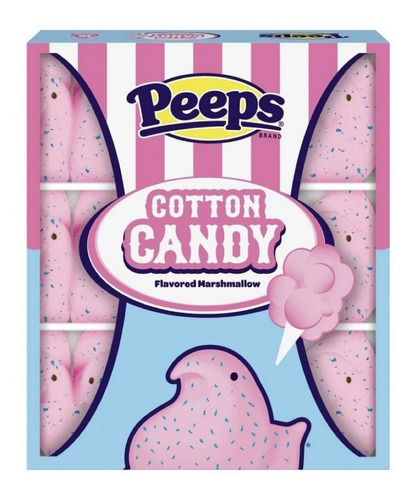Gallinitas De Malvavisco Peeps Sabor Cotton Candy 15 Pzs Imp