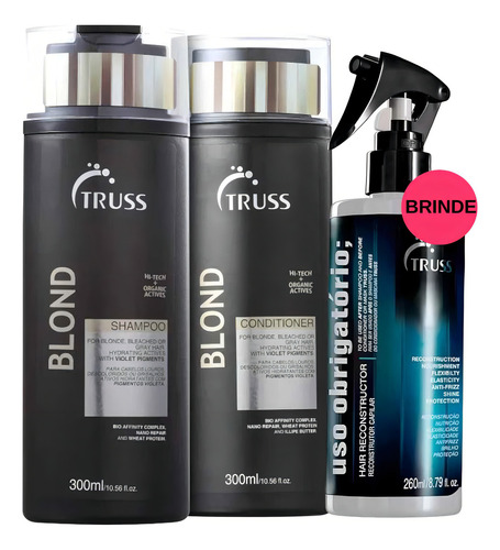 Shampoo Truss Blond Truss Hidratante De Suave En Frasco De