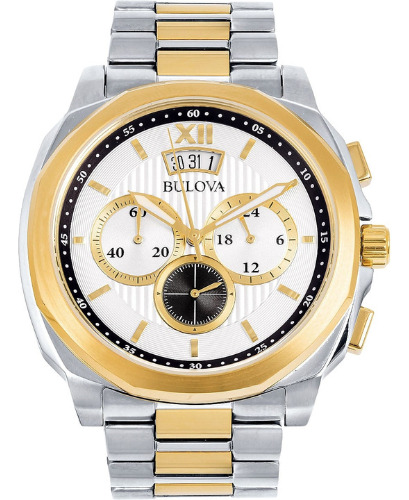 Relógio Masculino Bulova Analógico Bicolor Wb30865s