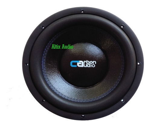 Subwoofer 12 Carbon Audio 1500 Watts Rms Triple Iman 2+2 Ohm