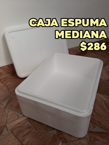 Caja Espuma Conservadora Térmica Mediana