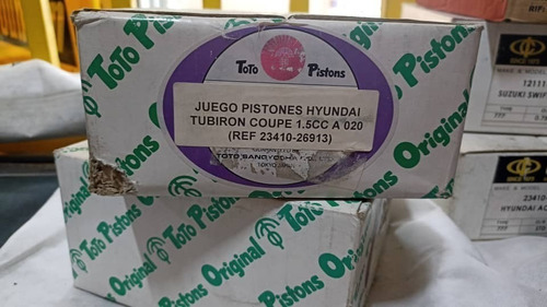 Juego Pistones Hyundai Tubiron Coupe 1.5cc  020  23410-26913