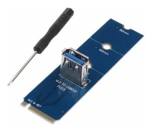 Imagen 6 de 9 de Adaptador Ngff M.2 A Pcie Mineria Riser M2 A Usb3 - Cripto