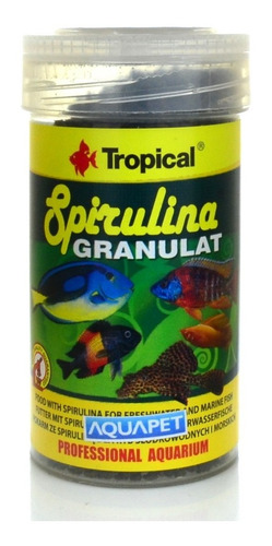 Ração Para Peixe Spirulina Granulat 44g Tropical