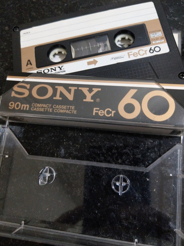Fita Cassete K7 Sony Fecr 60 Ferro-cromo Type Iii (Usado)