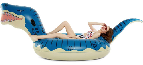 Jasonwell Inflable Dinosaurio Flota De Piscina Para Niños Ad